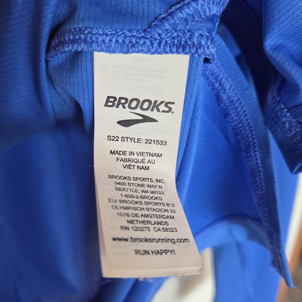 NWOT Brooks Sprint Free Long Sleeve Shirt in Bluetiful - Picture 7 of 7